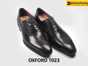 [Size 39+40] Giày da nam mũi trơn thủ công Oxford T023 003