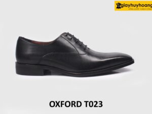 [Size 39+40] Giày da nam mũi trơn thủ công Oxford T023 001