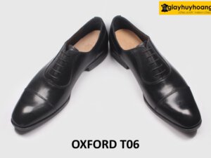 [Size 44] Giày da nam đẹp trẻ trung màu đen Oxford T06 004