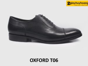 [Size 44] Giày da nam đẹp trẻ trung màu đen Oxford T06 001
