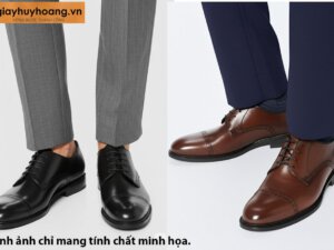 [Size 41+42+44] Giày da nam đế cao su bền bỉ Derby BN1221 0124