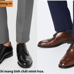 [Size 41+42+44] Giày da nam đế cao su bền bỉ Derby BN1221 0124