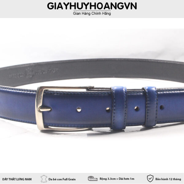 Dây thắt lưng nam khóa kim 3.3cm DNX025 001