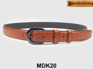 Dây nịt thắt lưng nam da trơn 2.8 cm khóa kim MDK20 007