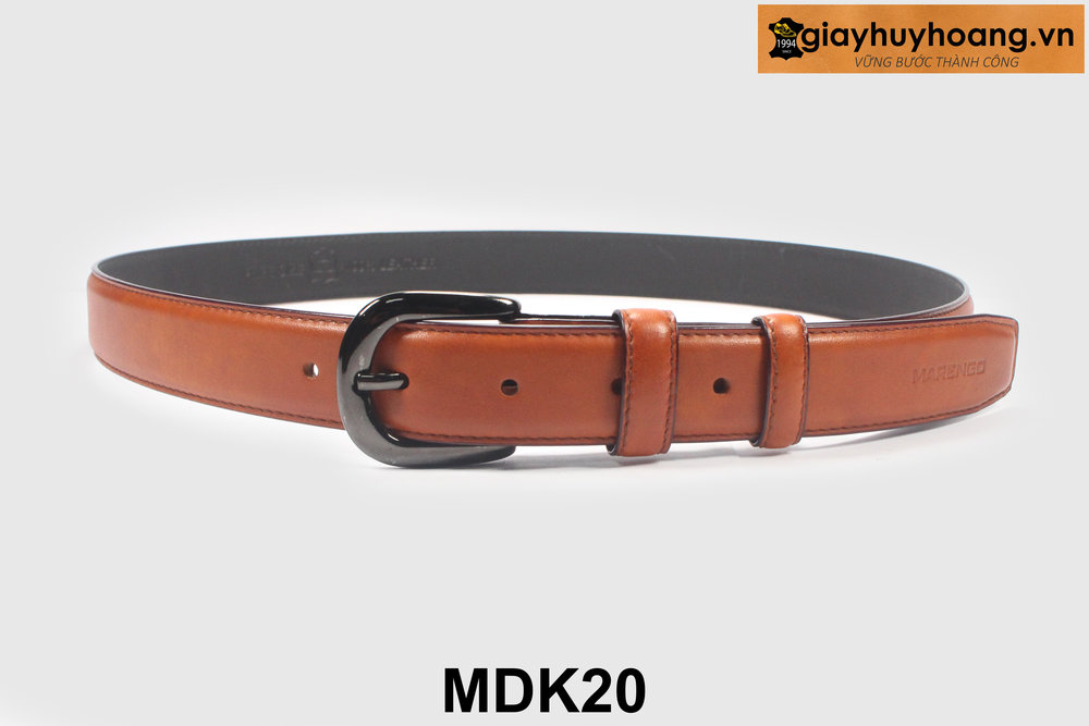 ban-day-that-lung-nam-da-ban-2.8-mdk20-giayhuyhoangvn-1 Dây nịt thắt lưng nam da trơn 2.8 cm khóa kim MDK20 007