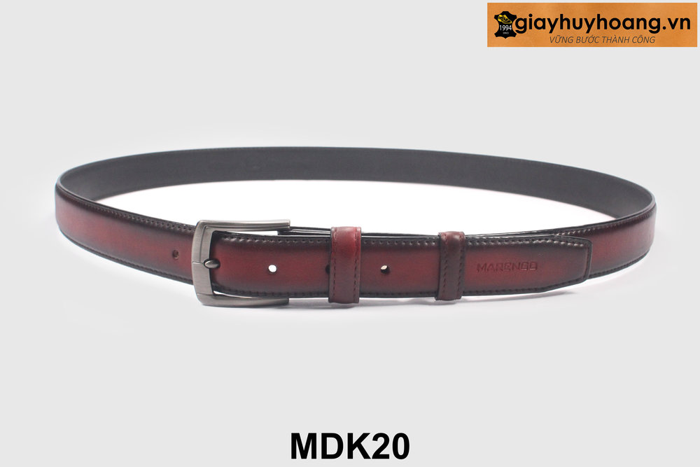 ban-day-that-lung-nam-da-ban-2.8-mdk20-giayhuyhoangvn-5 Dây nịt thắt lưng nam da trơn 2.8 cm khóa kim MDK20 003