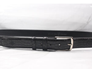 Dây thắt lưng nam khóa kim vân cá sấu 3.3cm DNX026 002