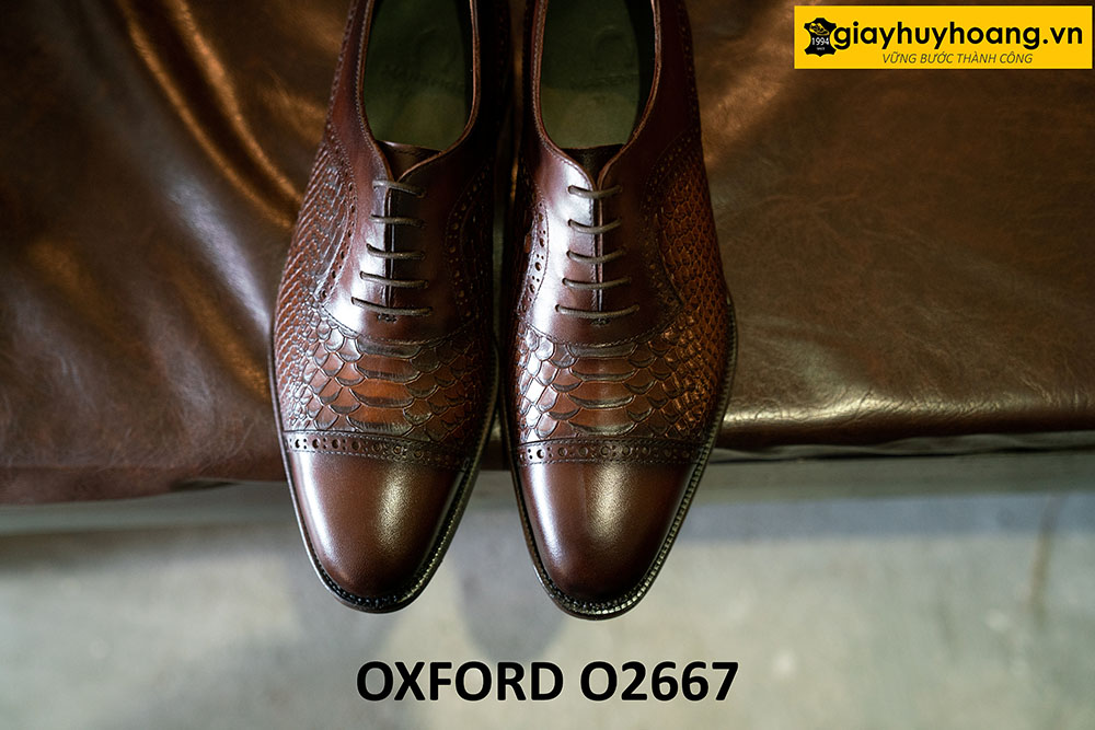 Nên chọn màu sắc và kiểu dây buộc giày tây nam Oxford Derby Boot đẹp