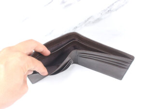 Bóp Ví ngang nam da bò nhỏ gọn 2 ngăn dài TX299 006