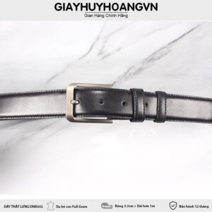 Dây nịt thắt lưng nam 3.3 cm khóa kim đẹp DNX033 002