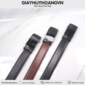 Dây nịt thắt lưng nam 3.3 cm khóa trượt DNX038 001