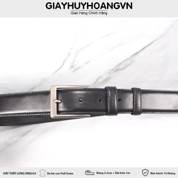 Dây nịt thắt lưng nam 3.3 cm khóa kim thời trang DNX034 004
