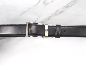 Dây nịt thắt lưng nam 3.3 cm khóa kim sáng bóng DNX036 003