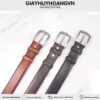 Dây thắt lưng nam 3.3 cm khóa kim không bóng DNX032 001