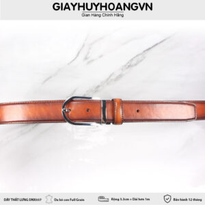 Dây nịt thắt lưng nam 3.3 cm khóa kim trẻ trung DNX037 005