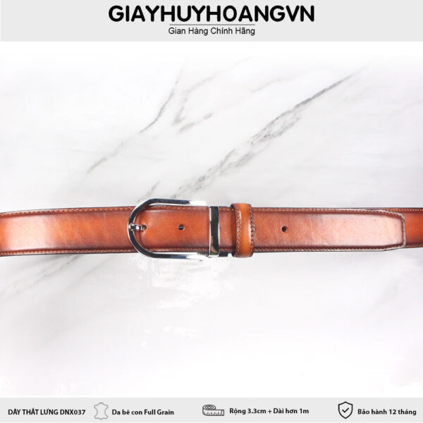 Dây nịt thắt lưng nam 3.3 cm khóa kim trẻ trung DNX037 005