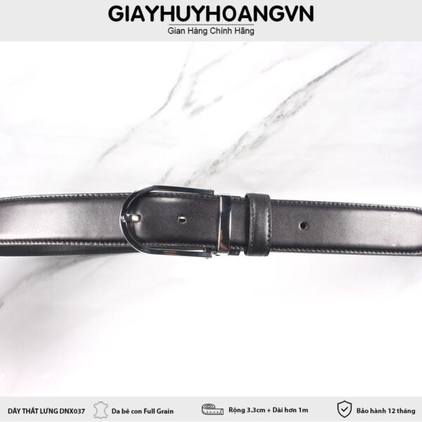 Dây nịt thắt lưng nam 3.3 cm khóa kim trẻ trung DNX037 003