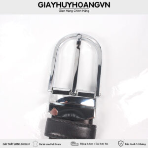 Dây nịt thắt lưng nam 3.3 cm khóa kim trẻ trung DNX037 002