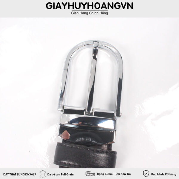 Dây nịt thắt lưng nam 3.3 cm khóa kim trẻ trung DNX037 002
