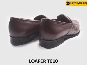 Giày lười loafer nam chính hãng trẻ trung màu nâu T010 004