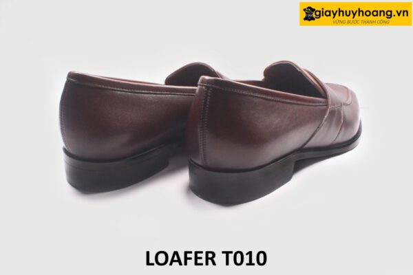 Giày lười loafer nam chính hãng trẻ trung màu nâu T010 004