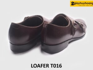 Giày da nam thủ công đế khâu bền bỉ Monkstrap T016 004