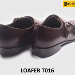 Giày da nam thủ công đế khâu bền bỉ Monkstrap T016 004
