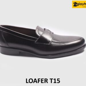 Giày lười nam công sở thanh lịch màu nâu đơn giản Loafer T05 001