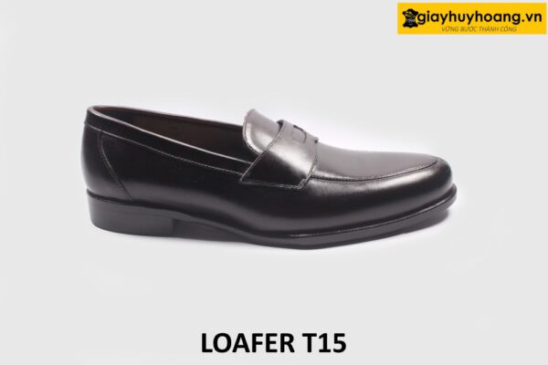 Giày lười nam công sở thanh lịch màu nâu đơn giản Loafer T05 001