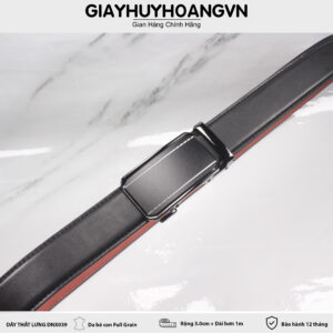 Dây nịt thắt lưng nam 2.8 cm khóa trượt DNX039 0001