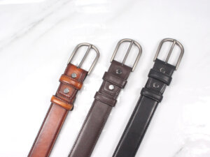 Dây thắt lưng nam 3.3 cm khóa kim đầu tròn DNX031 001
