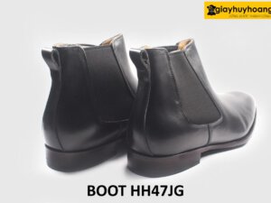 Giày da cổ cao thời trang màu đen lịch lãm Chelsea Boot HH47JG 005