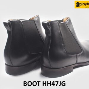 Giày da cổ cao thời trang màu đen lịch lãm Chelsea Boot HH47JG 005