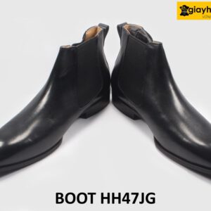 Giày da cổ cao thời trang màu đen lịch lãm Chelsea Boot HH47JG 004