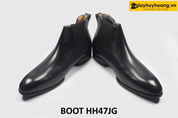Giày da cổ cao thời trang màu đen lịch lãm Chelsea Boot HH47JG 004