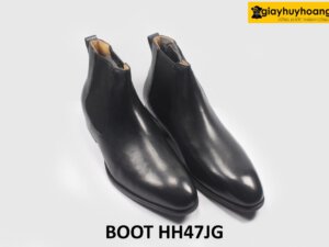 Giày da cổ cao thời trang màu đen lịch lãm Chelsea Boot HH47JG 003