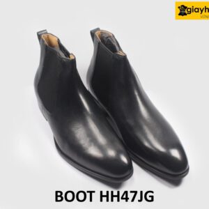 Giày da cổ cao thời trang màu đen lịch lãm Chelsea Boot HH47JG 003