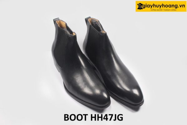 Giày da cổ cao thời trang màu đen lịch lãm Chelsea Boot HH47JG 003
