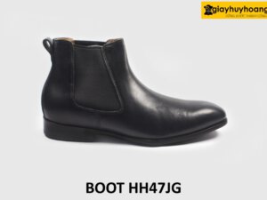 Giày da cổ cao thời trang màu đen lịch lãm Chelsea Boot HH47JG 001