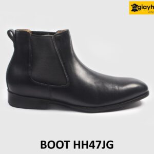 Giày da cổ cao thời trang màu đen lịch lãm Chelsea Boot HH47JG 001