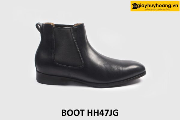 Giày da cổ cao thời trang màu đen lịch lãm Chelsea Boot HH47JG 001