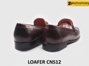 [Size 39+41+42] Giày lười nam mocasin màu nâu Loafer CNS12 005