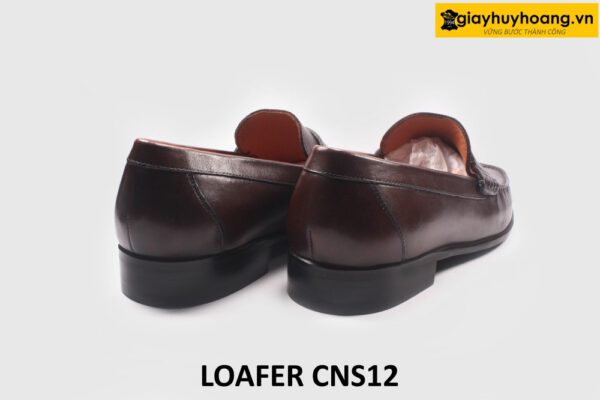 [Size 39+41+42] Giày lười nam mocasin màu nâu Loafer CNS12 005