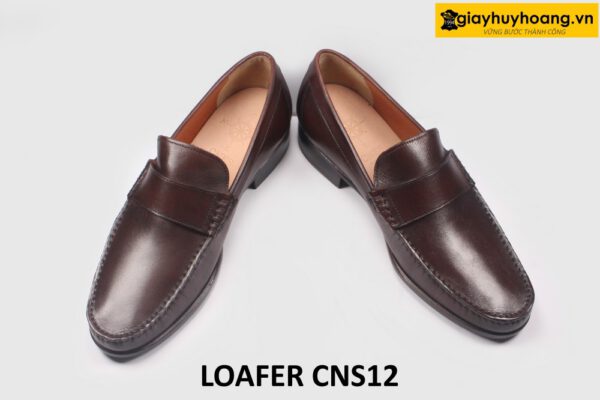 [Size 39+41+42] Giày lười nam mocasin màu nâu Loafer CNS12 004