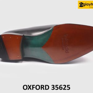 [Size 44] Giày da nam captoe màu đen cao cấp Oxford 35625 006