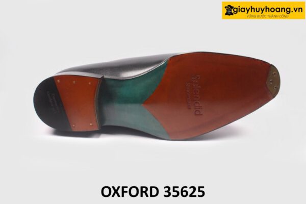 [Size 44] Giày da nam captoe màu đen cao cấp Oxford 35625 006