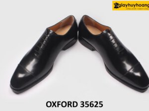 [Size 44] Giày da nam captoe màu đen cao cấp Oxford 35625 004