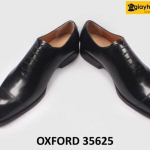 [Size 44] Giày da nam captoe màu đen cao cấp Oxford 35625 004