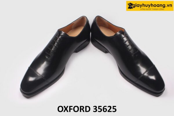 [Size 44] Giày da nam captoe màu đen cao cấp Oxford 35625 004