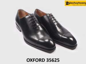 [Size 44] Giày da nam captoe màu đen cao cấp Oxford 35625 003